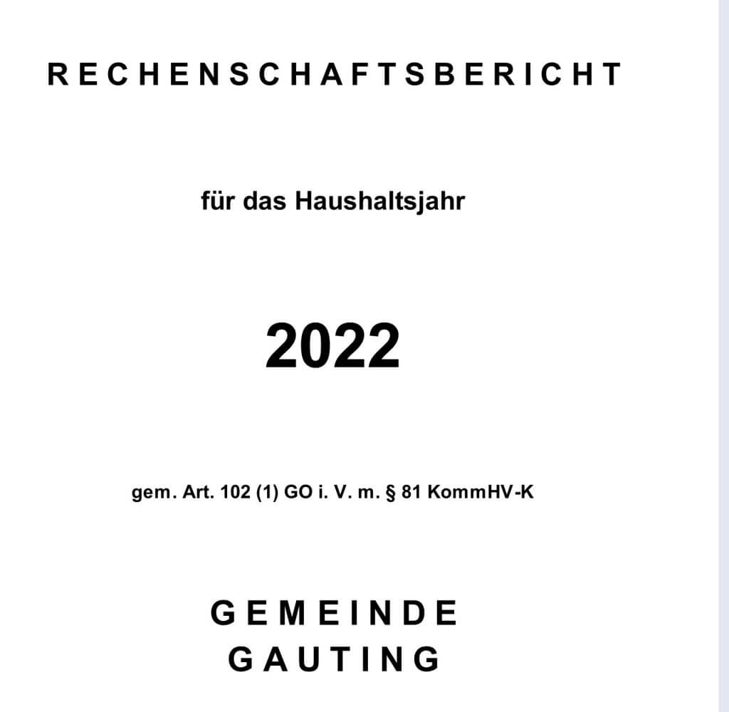 Cover Rechenschaftsbericht 2022