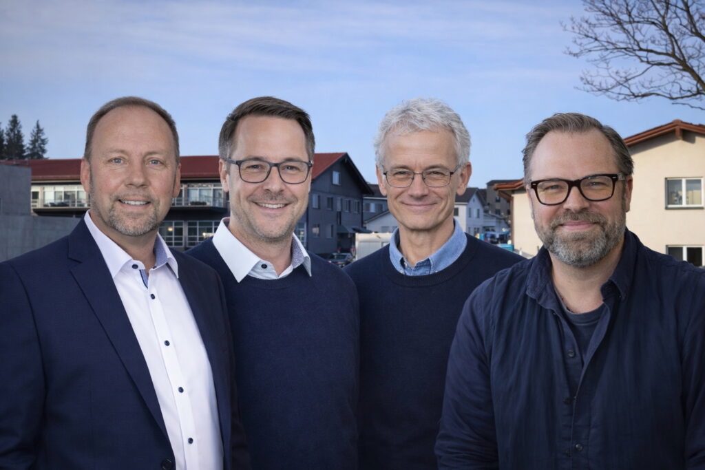 Harald Ruhbaum, Max Platzer, Dr. Mathias Ilg und Stefan Berchtold (von links nach rechts)